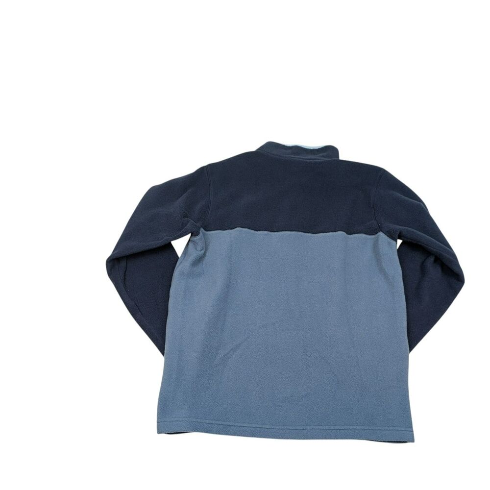 Columbia Oversized Half Snap Fleece Pullover Sweater Blue Sz Medium (Fit L) - Picture 4 of 8